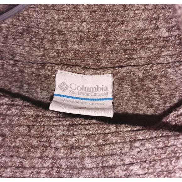 Columbia Brown Short Sleeve Cowl Neck Sweater Size M - Picture 2 of 4